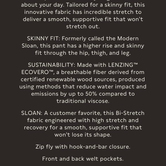 Banana Republic cropped skinny pants with stretch in brown plaid - Picture 10 of 12